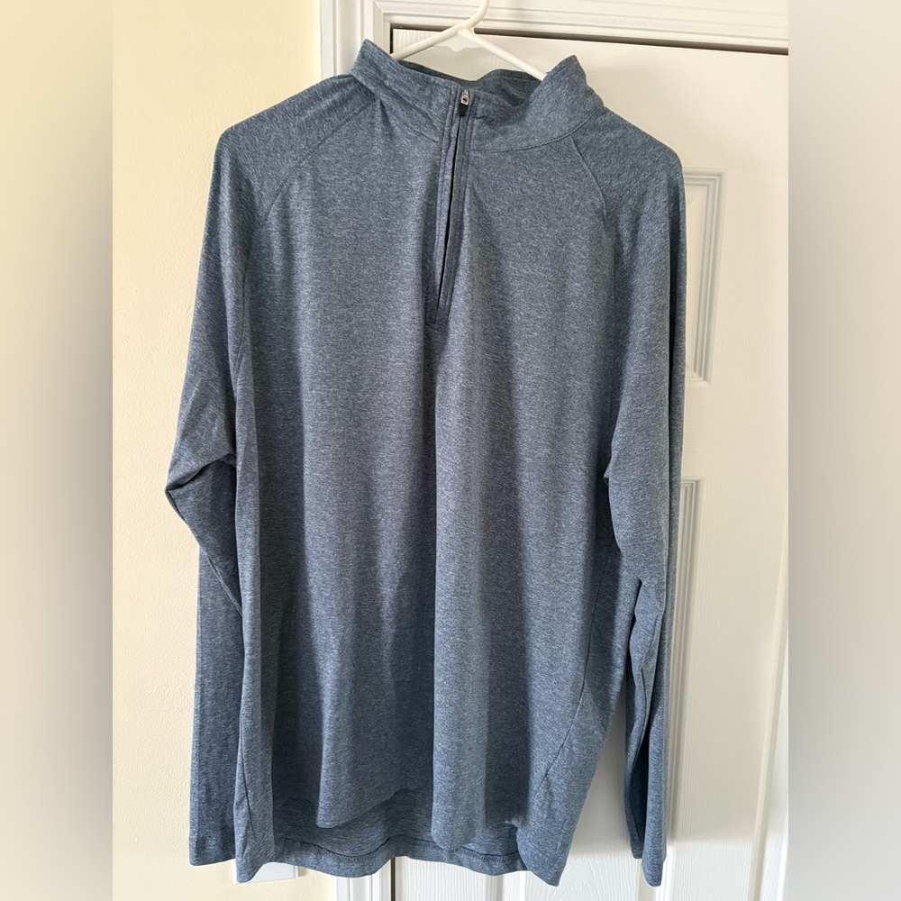Leg3nd Gray Quarter-Zip Pullover